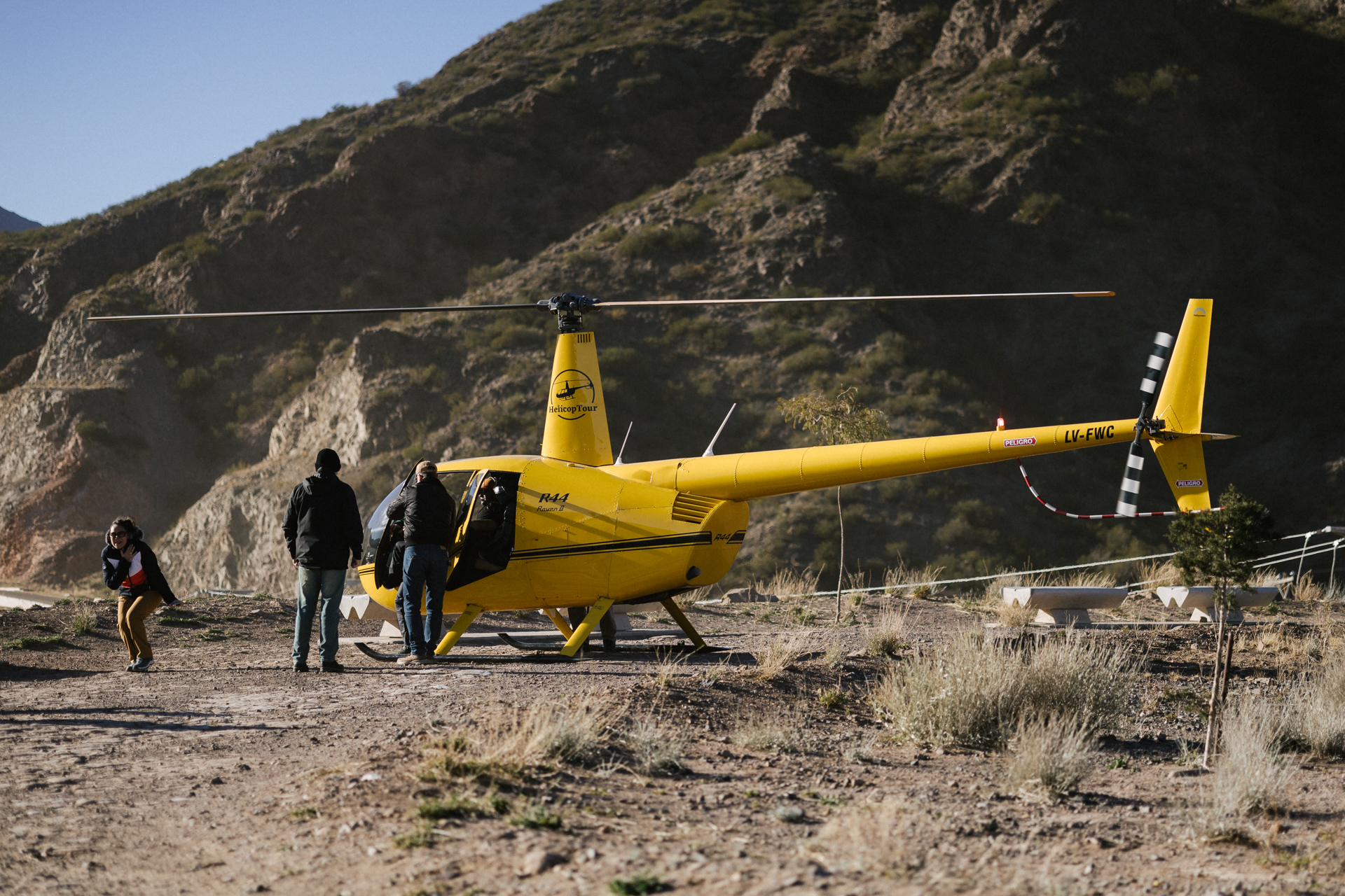 Vuelo en helicóptero en Potrerillos